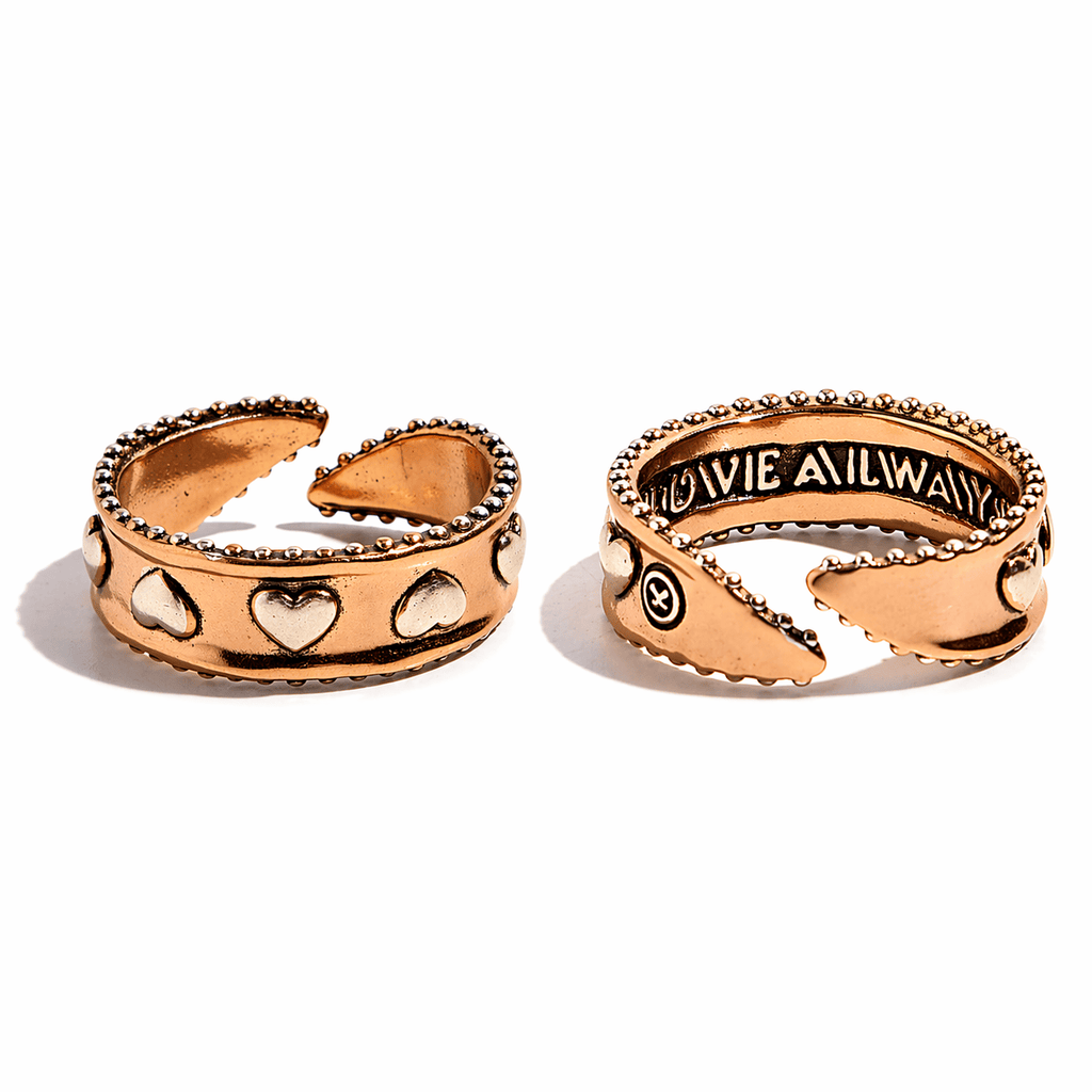 Love Always Hearts Adjustable Ring - Che Cose Belle