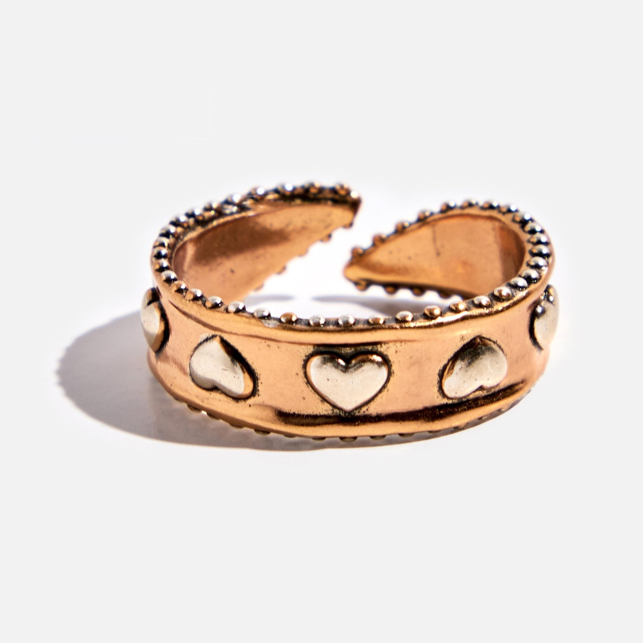 Love Always Hearts Adjustable Ring - Che Cose Belle