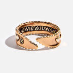 Love Always Hearts Adjustable Ring - Che Cose Belle