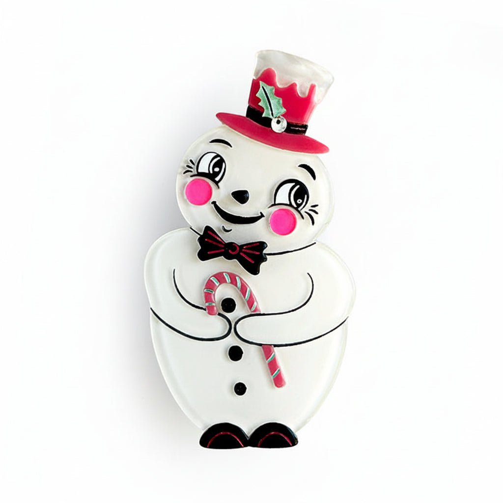 Love at Frost Sight PINK Brooch by Johanna Parker x Lipstick & Chrome - Che Cose Belle