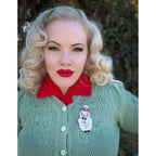 Love at Frost Sight PINK Brooch by Johanna Parker x Lipstick & Chrome