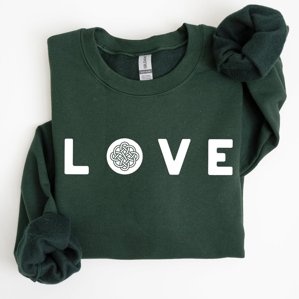 Love, Celtic, Ireland, St Patrick's Day Sweatshirt - Che Cose Belle