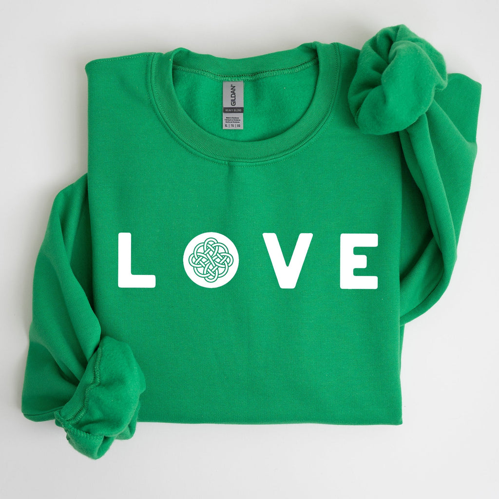 Love, Celtic, Ireland, St Patrick's Day Sweatshirt - Che Cose Belle