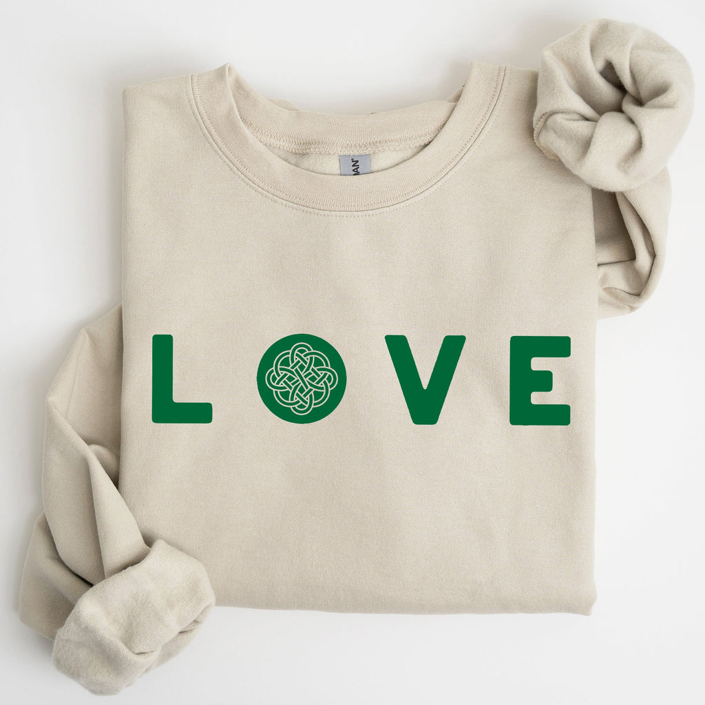 Love, Celtic, Ireland, St Patrick's Day Sweatshirt - Che Cose Belle