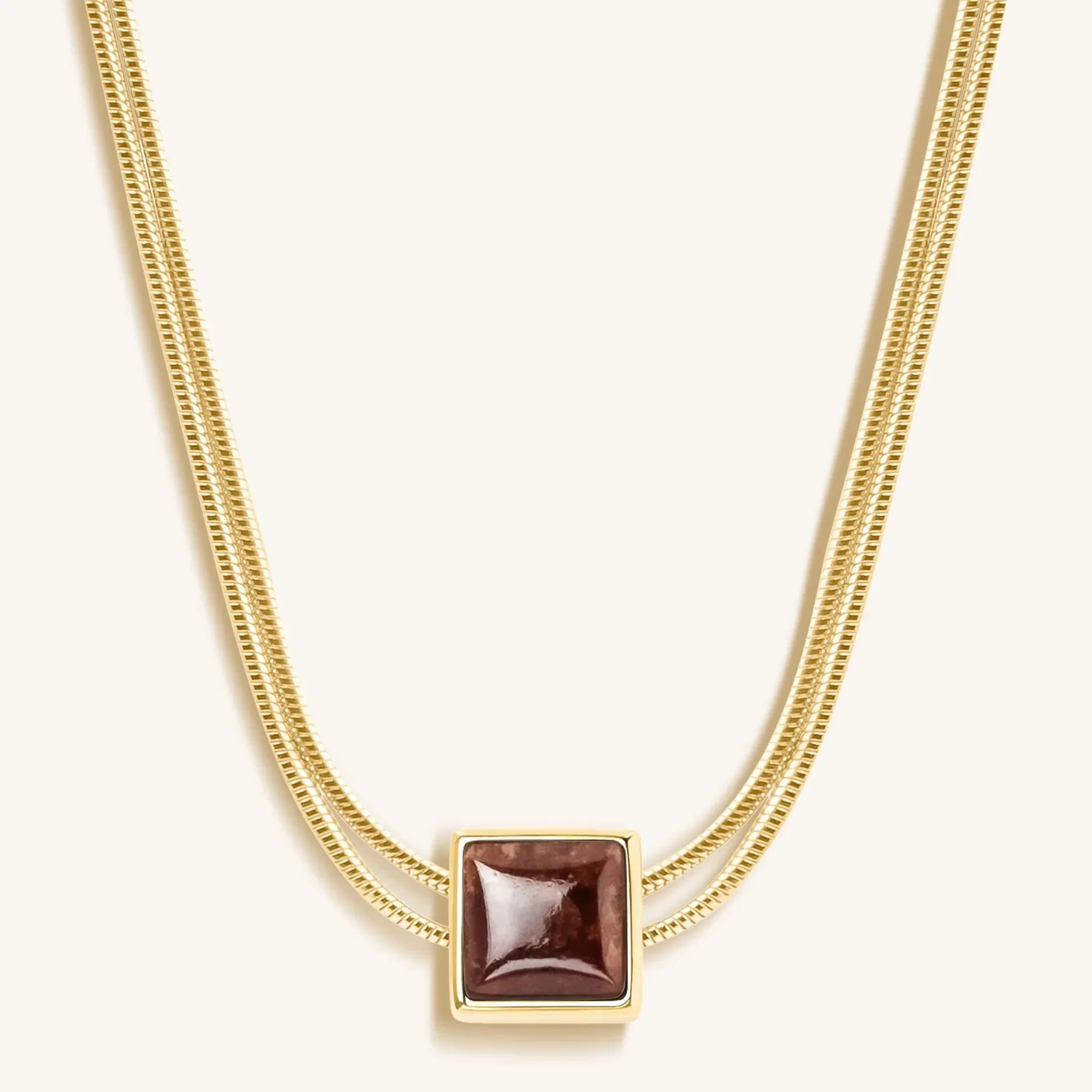 Love & Cherish - Ruby Evil Eye July Birthstone Necklace - Che Cose Belle