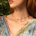 Love & Cherish - Ruby Evil Eye July Birthstone Necklace - Che Cose Belle