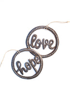 Love Circle Metal Art Ornament - Che Cose Belle