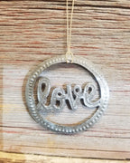Love Circle Metal Art Ornament - Che Cose Belle