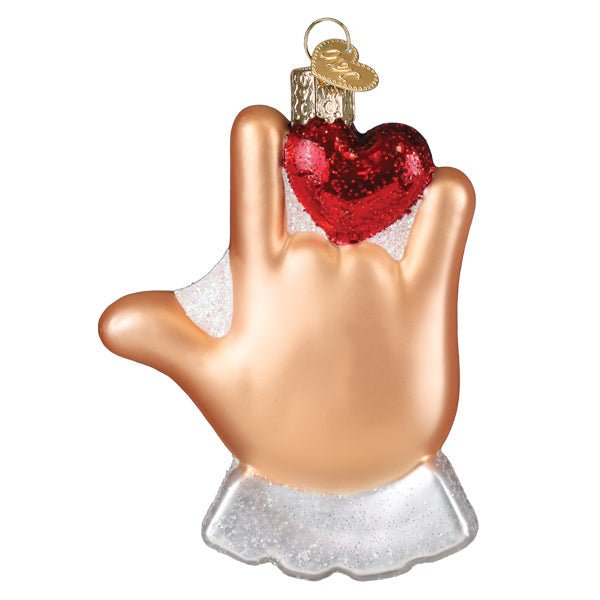 Love Sign Language Ornament - Che Cose Belle