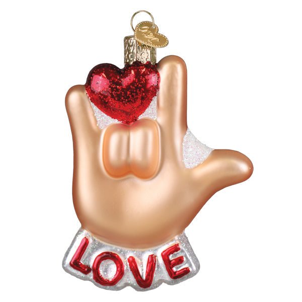 Love Sign Language Ornament - Che Cose Belle