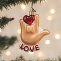 Love Sign Language Ornament - Che Cose Belle