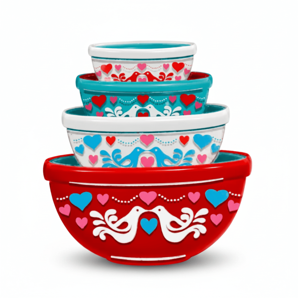 Lovebirds Nesting Bowls Brooch by Lipstick & Chrome - Che Cose Belle