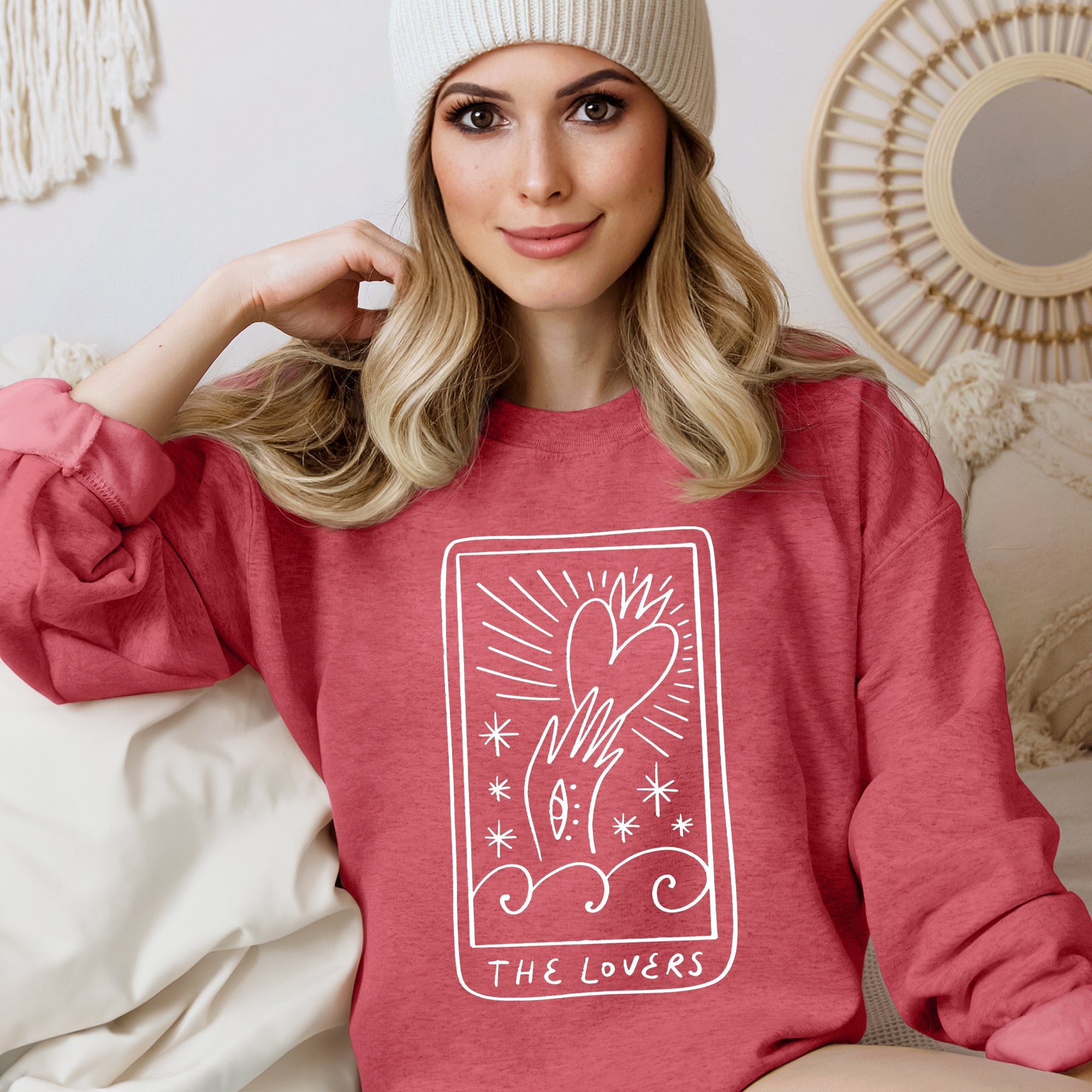 Lovers Tarot, Mystical, Magic, Sweatshirt, Valentine's Day - Che Cose Belle