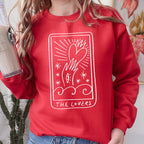 Lovers Tarot, Mystical, Magic, Sweatshirt, Valentine's Day