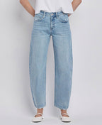 Lovervet by VERVET High Rise Barrel Leg Jeans - Che Cose Belle
