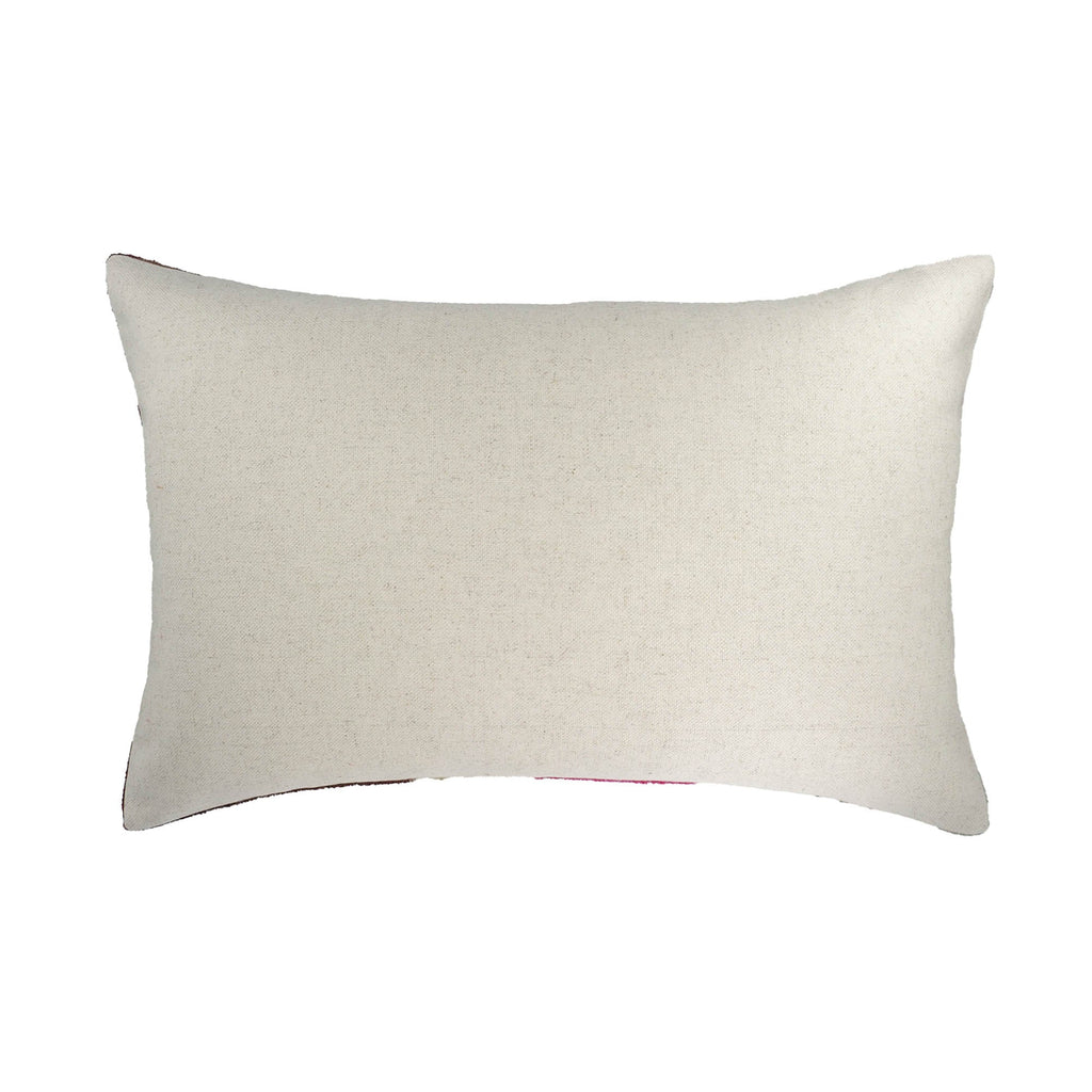 Lucid Silk Velvet Ikat Throw Pillow Cover, 16 X 24 - Che Cose Belle
