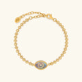 Lucky Charisma Evil Eye Mother of Pearl Bracelet - Che Cose Belle