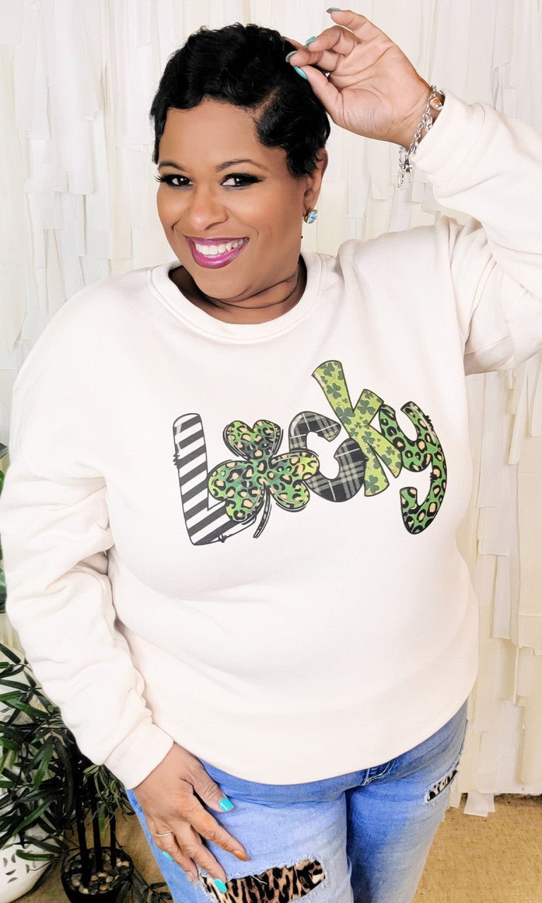 Lucky Pattern Sweatshirt - Che Cose Belle
