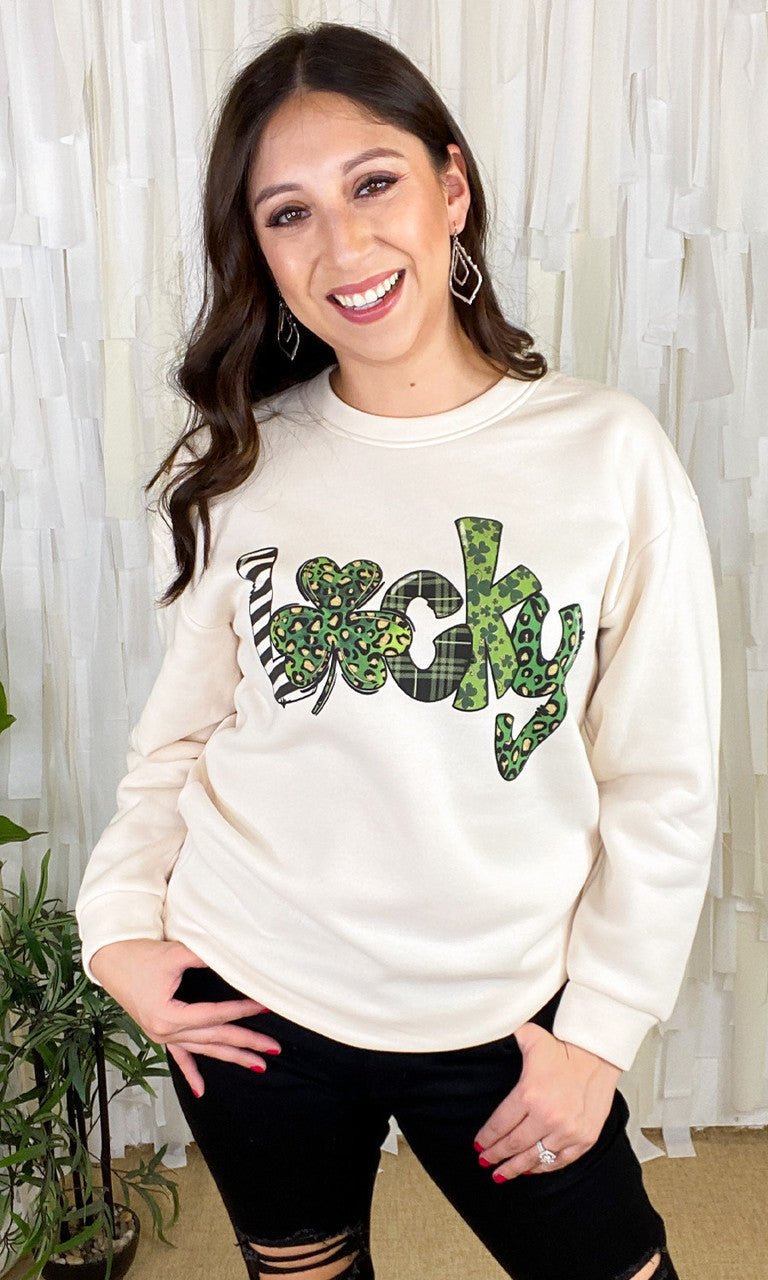 Lucky Pattern Sweatshirt - Che Cose Belle
