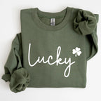 Lucky, Shamrock, St Patrick's Day Sweatshirt - Che Cose Belle