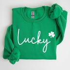 Lucky, Shamrock, St Patrick's Day Sweatshirt - Che Cose Belle