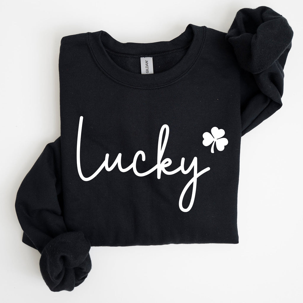 Lucky, Shamrock, St Patrick's Day Sweatshirt - Che Cose Belle