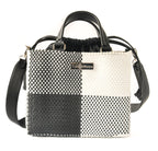 Lucy Medium Woven Crossbody Drawstring Bag - Che Cose Belle