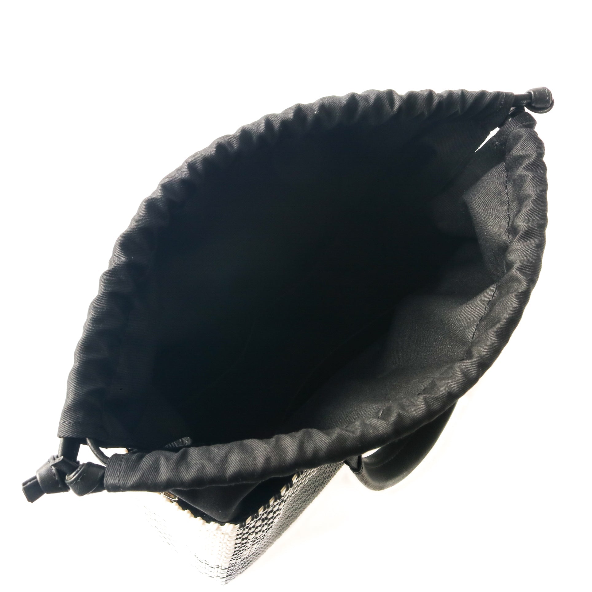 Lucy Medium Woven Crossbody Drawstring Bag - Che Cose Belle