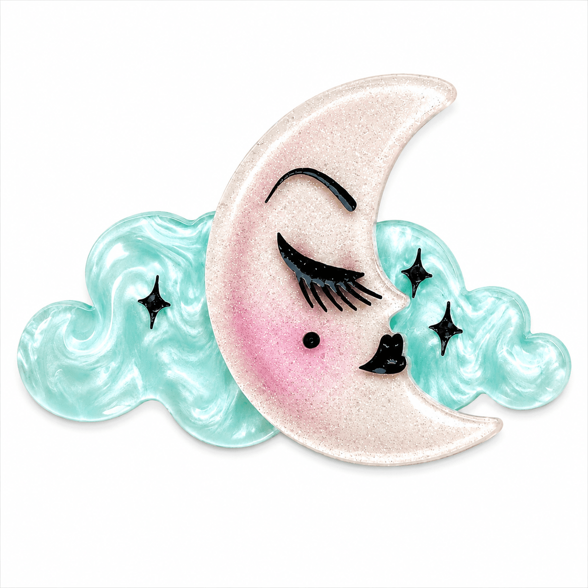 Luna Lullaby Brooch by Miss Fluff x Lipstick & Chrome - Che Cose Belle