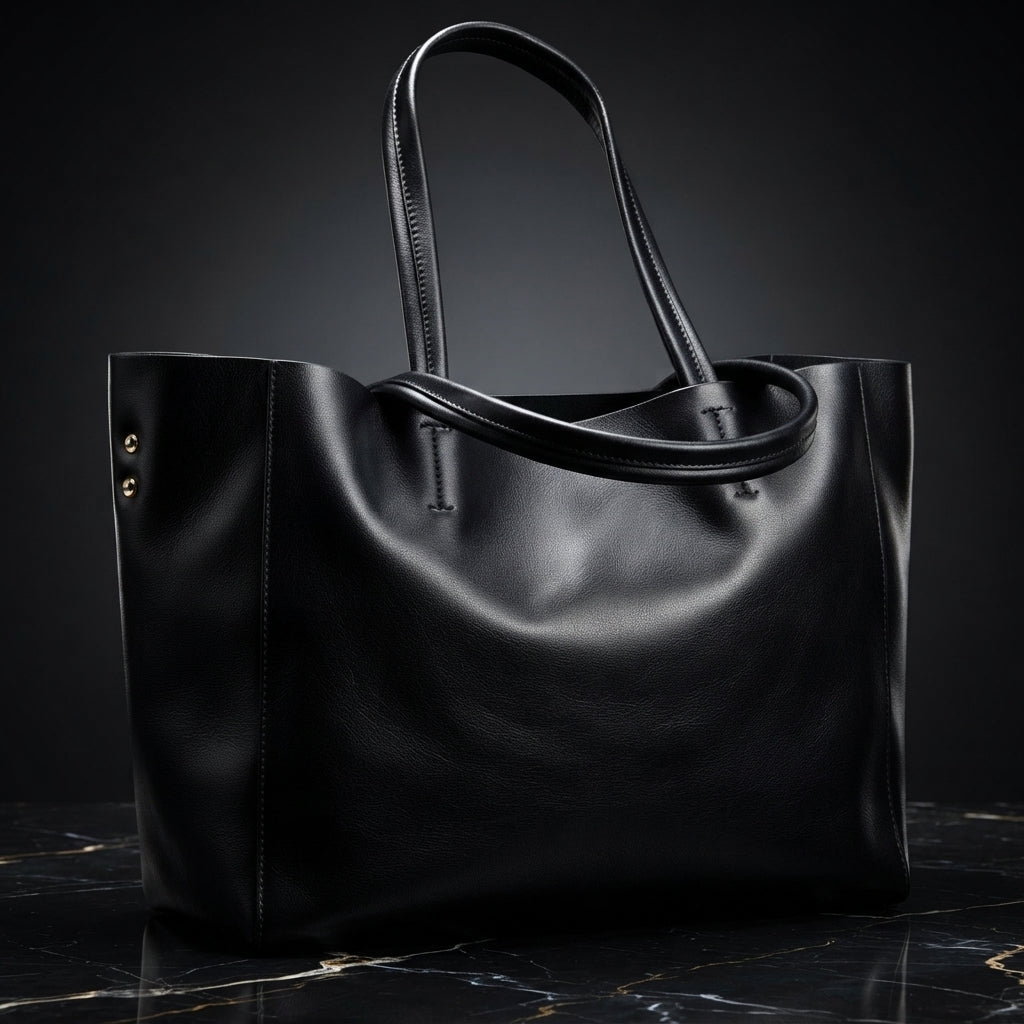 Luxe Leather Tote: Timeless & Sophisticated - Che Cose Belle