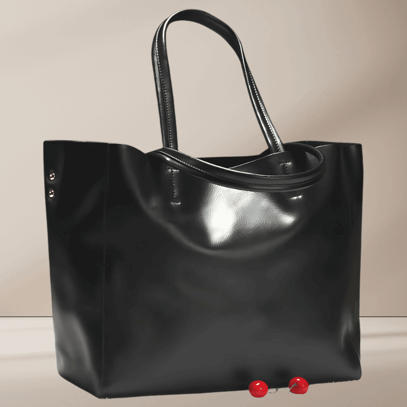 Luxe Leather Tote: Timeless & Sophisticated - Che Cose Belle