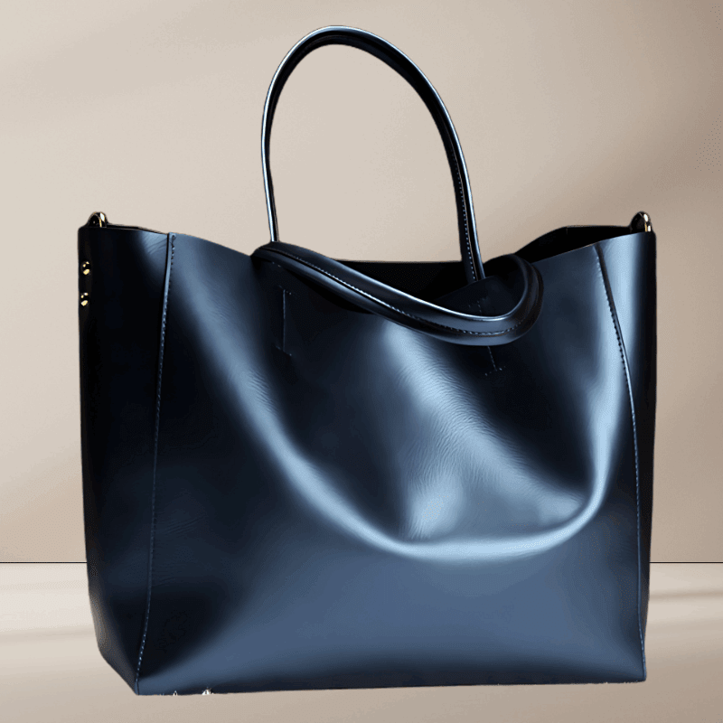 Luxe Leather Tote: Timeless & Sophisticated - Che Cose Belle