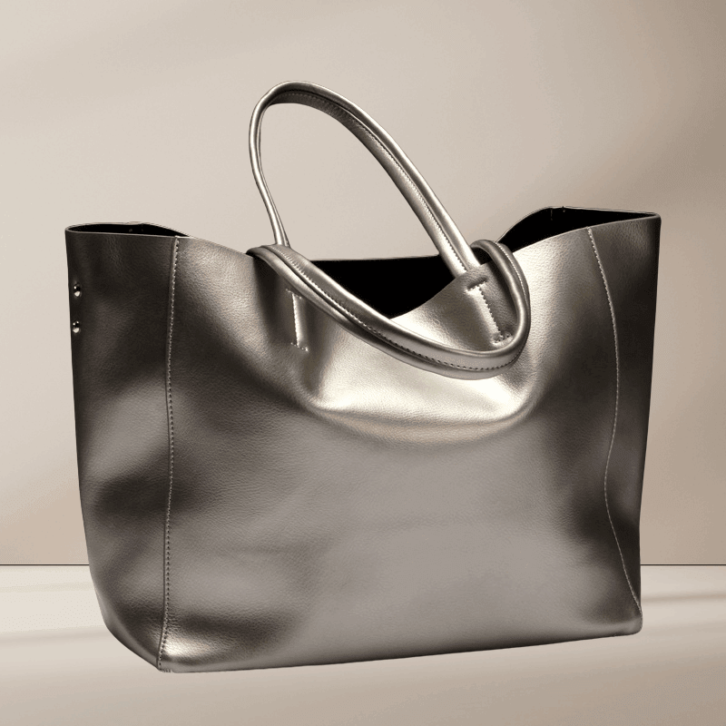 Luxe Leather Tote: Timeless & Sophisticated - Che Cose Belle