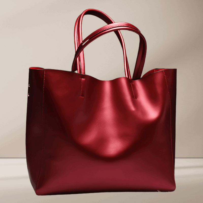Luxe Leather Tote: Timeless & Sophisticated - Che Cose Belle