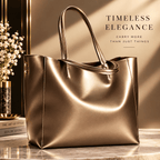 Luxe Leather Tote: Timeless & Sophisticated - Che Cose Belle