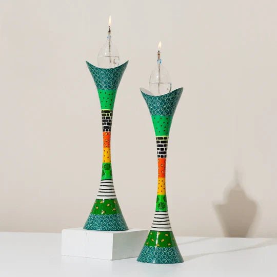 Luxury Cast Handmade Aluminum Candle Holders – Premium Curved Series - Che Cose Belle