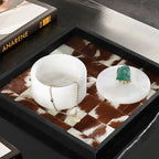 Luxury Natural Jade Marble Storage Jar With Lid for Candy Jewelry Cosmetics - Che Cose Belle