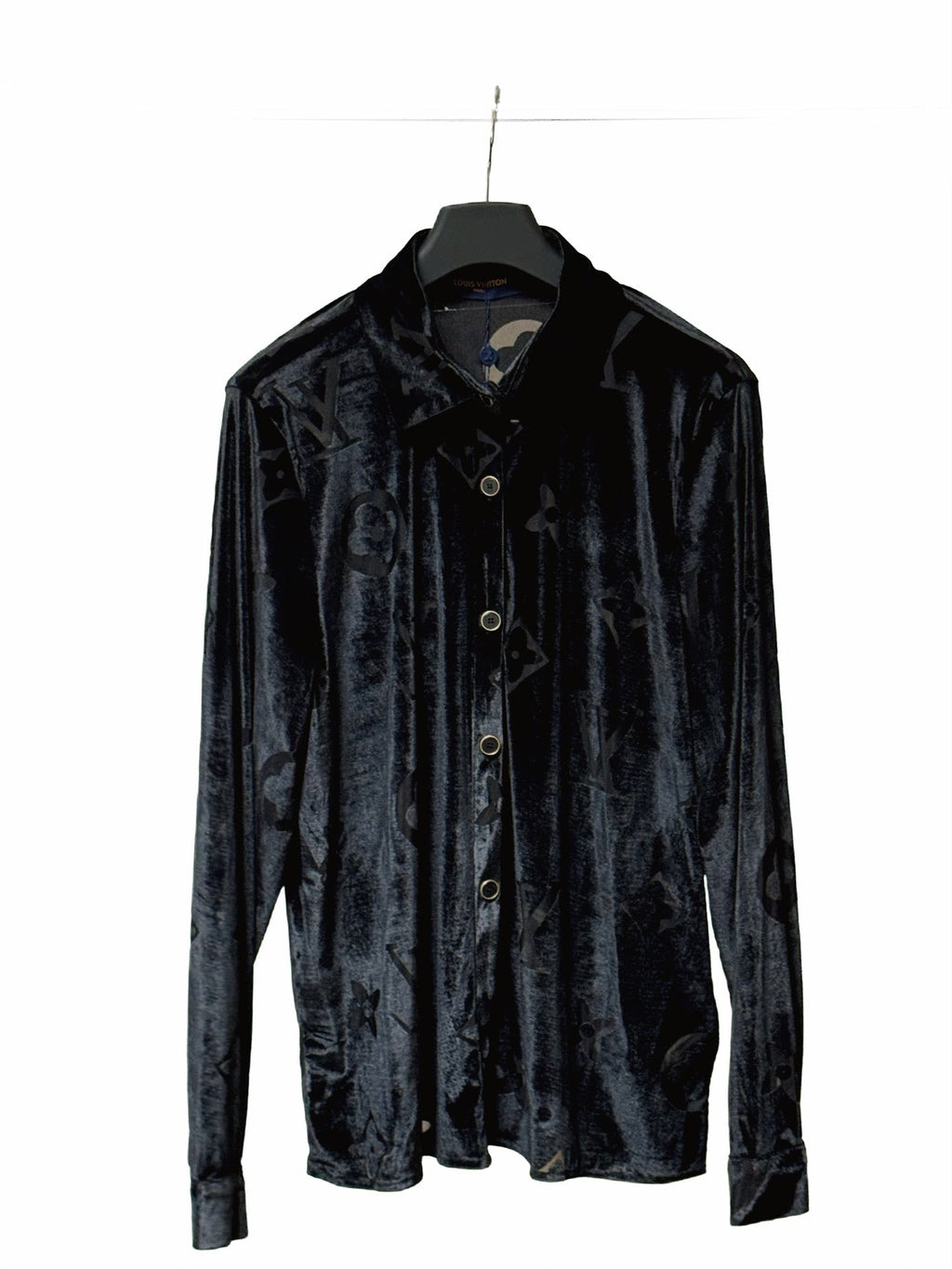 LV All-over Velvet Long-sleeved Shirt - Che Cose Belle