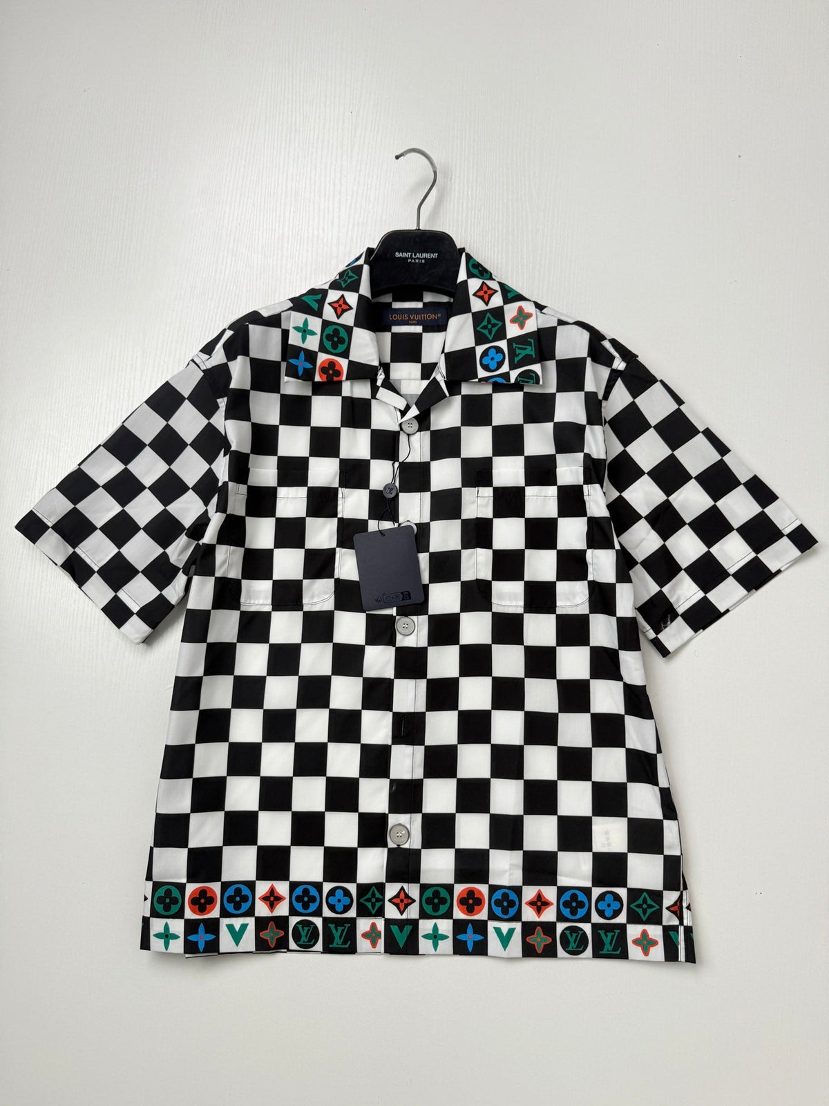 LV checkered Short-Sleeve Shirt - Che Cose Belle