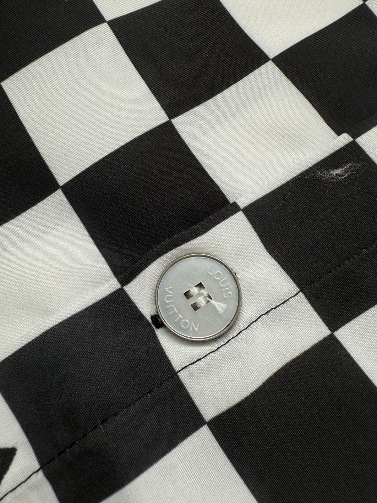 LV checkered Short-Sleeve Shirt - Che Cose Belle