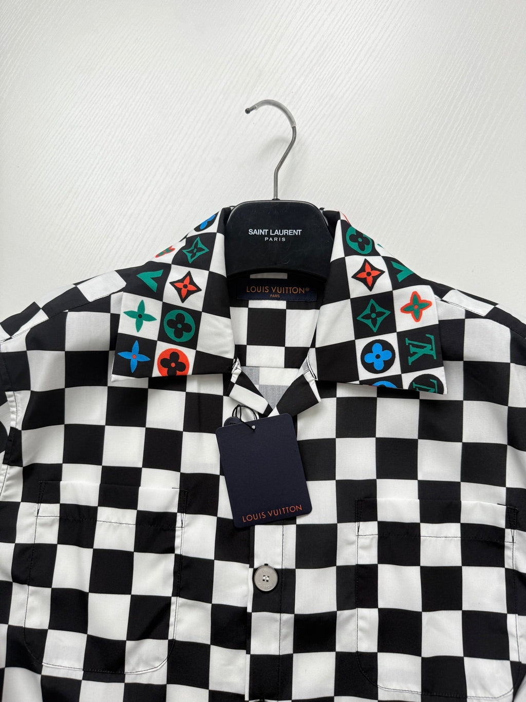 LV checkered Short-Sleeve Shirt - Che Cose Belle