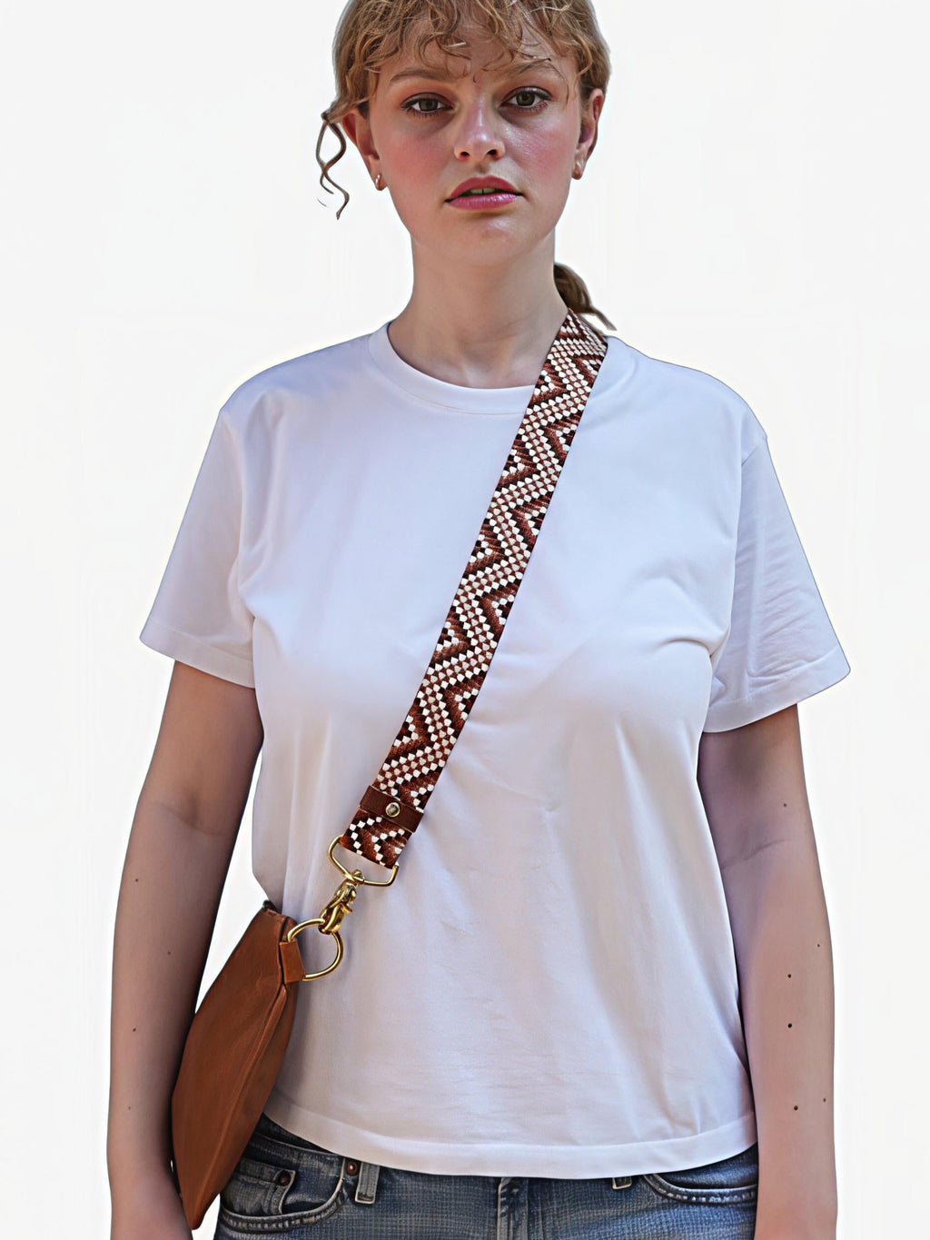 Alice Crossbody Bag, Brown Leather