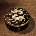 Maenad Glazed Porcelain Round Box - Che Cose Belle