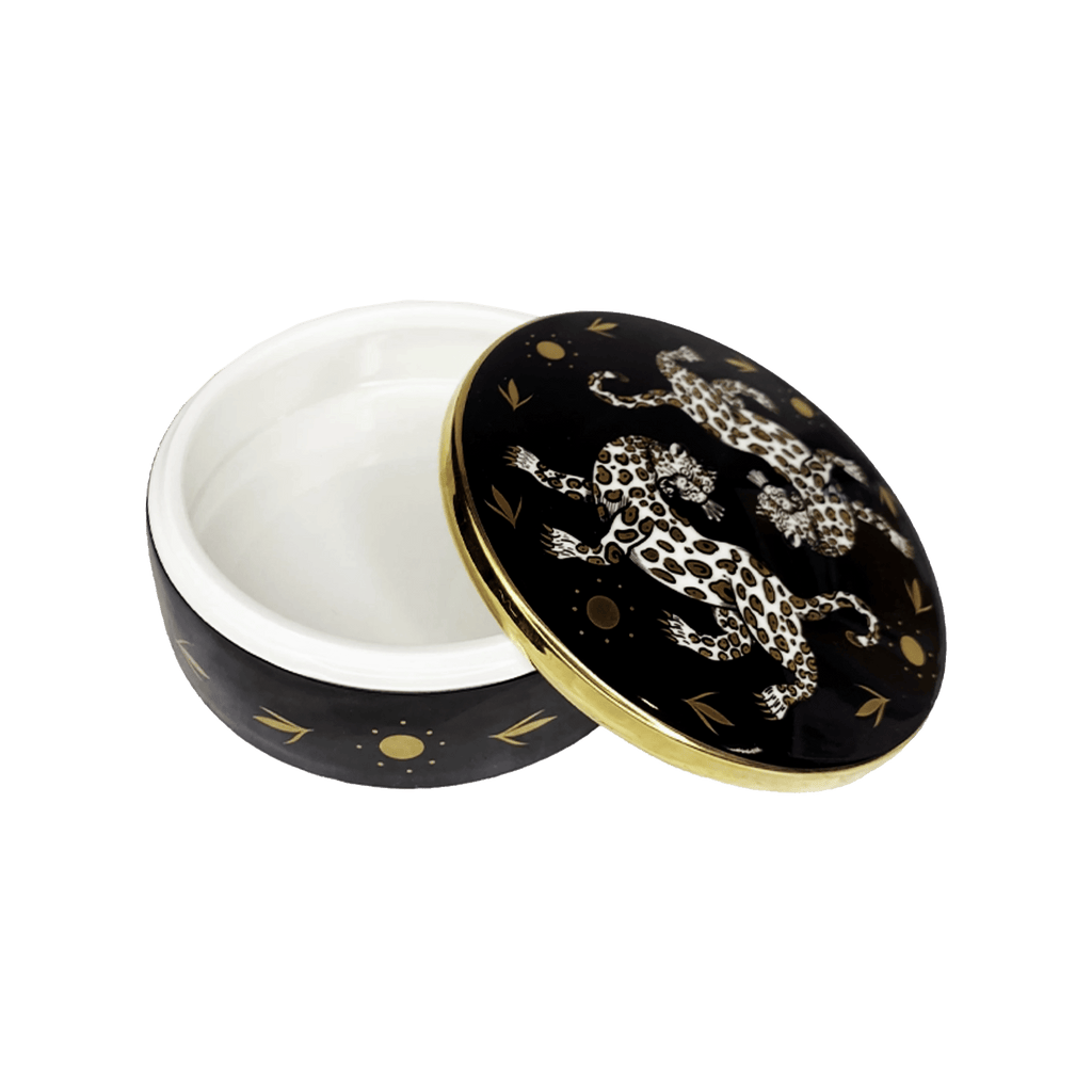 Maenad Glazed Porcelain Round Box - Che Cose Belle