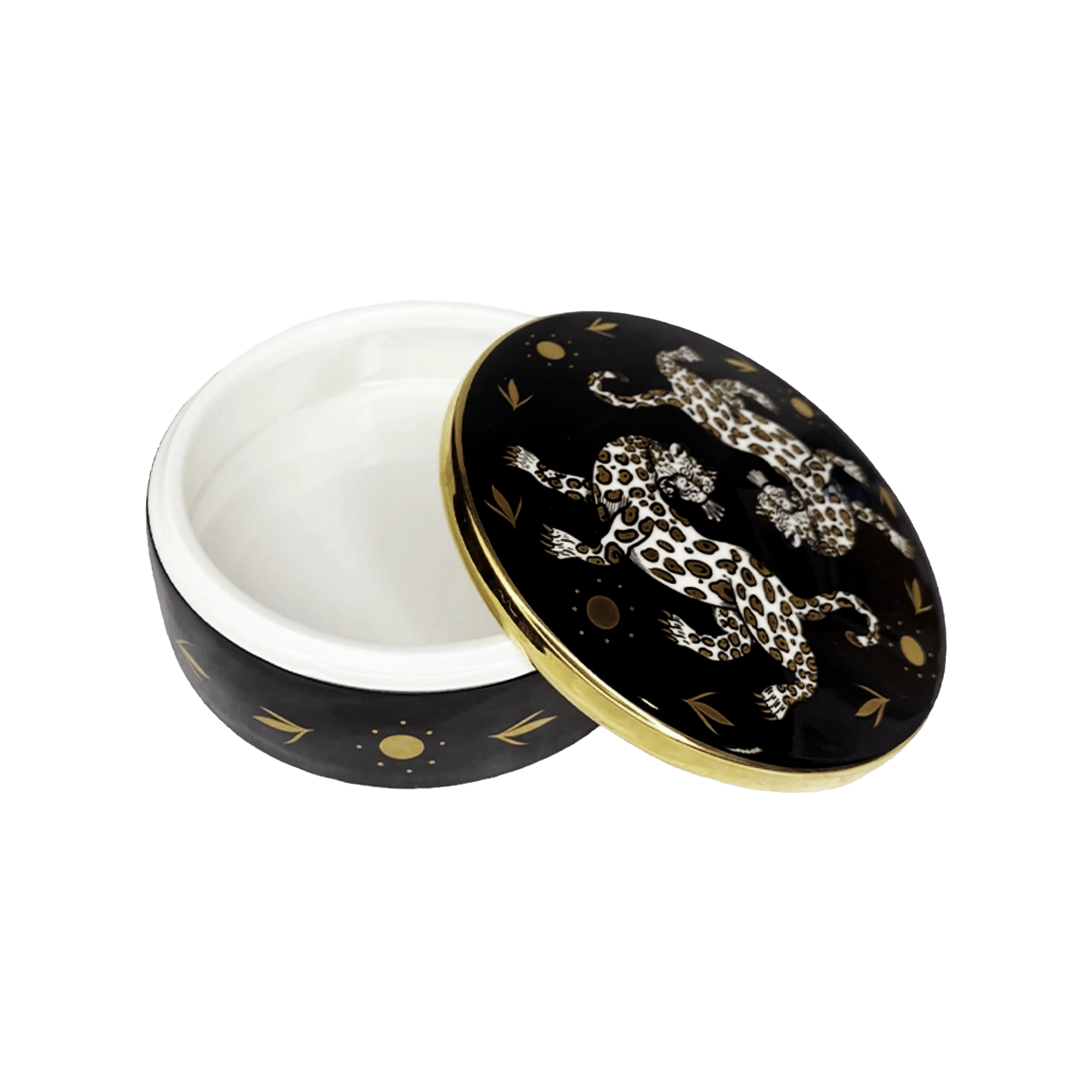 Maenad Glazed Porcelain Round Box - Che Cose Belle