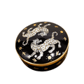 Maenad Glazed Porcelain Round Box - Che Cose Belle