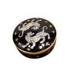 Maenad Glazed Porcelain Round Box - Che Cose Belle