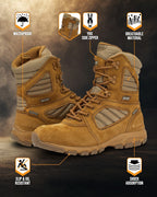 MAG SHIELD Suede Leather 8" Work Boot SZ WP - Che Cose Belle