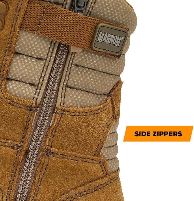 MAG SHIELD Suede Leather 8" Work Boot SZ WP - Che Cose Belle