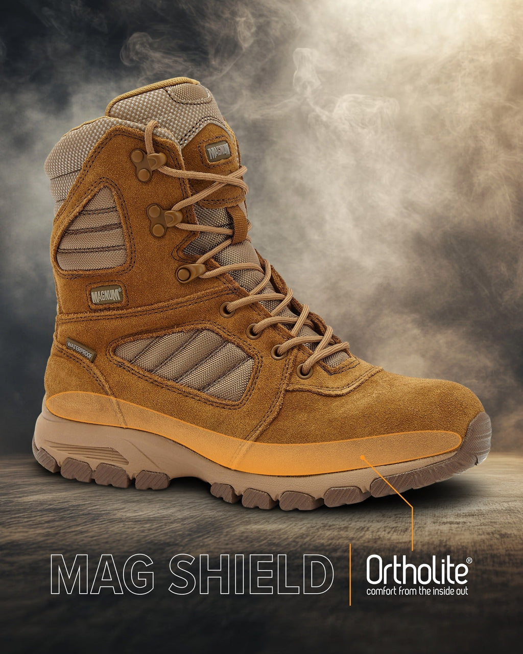 MAG SHIELD Suede Leather 8" Work Boot SZ WP - Che Cose Belle